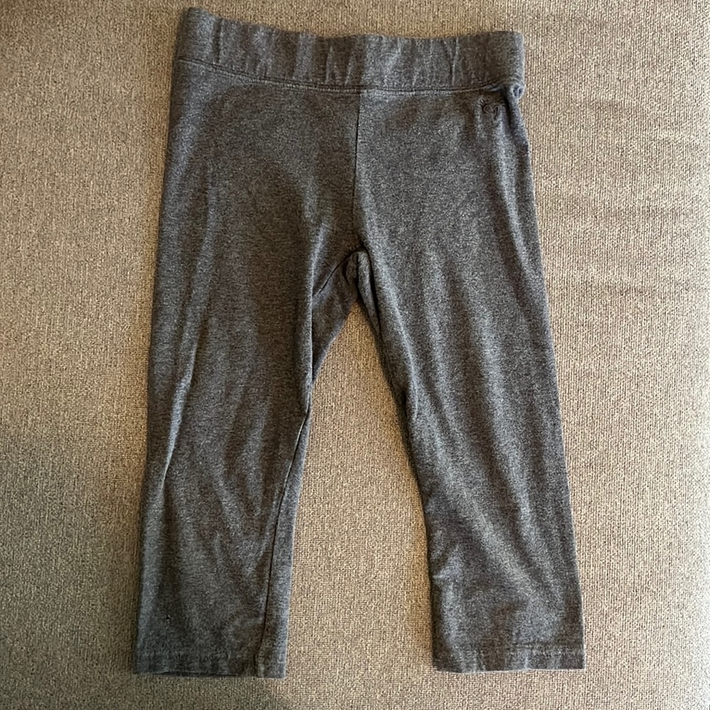 Justice | Girls Crop Leggings | Size 12 | Gray